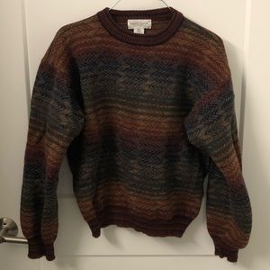 Vintage Wool Sweater Tricots St. Raphael
